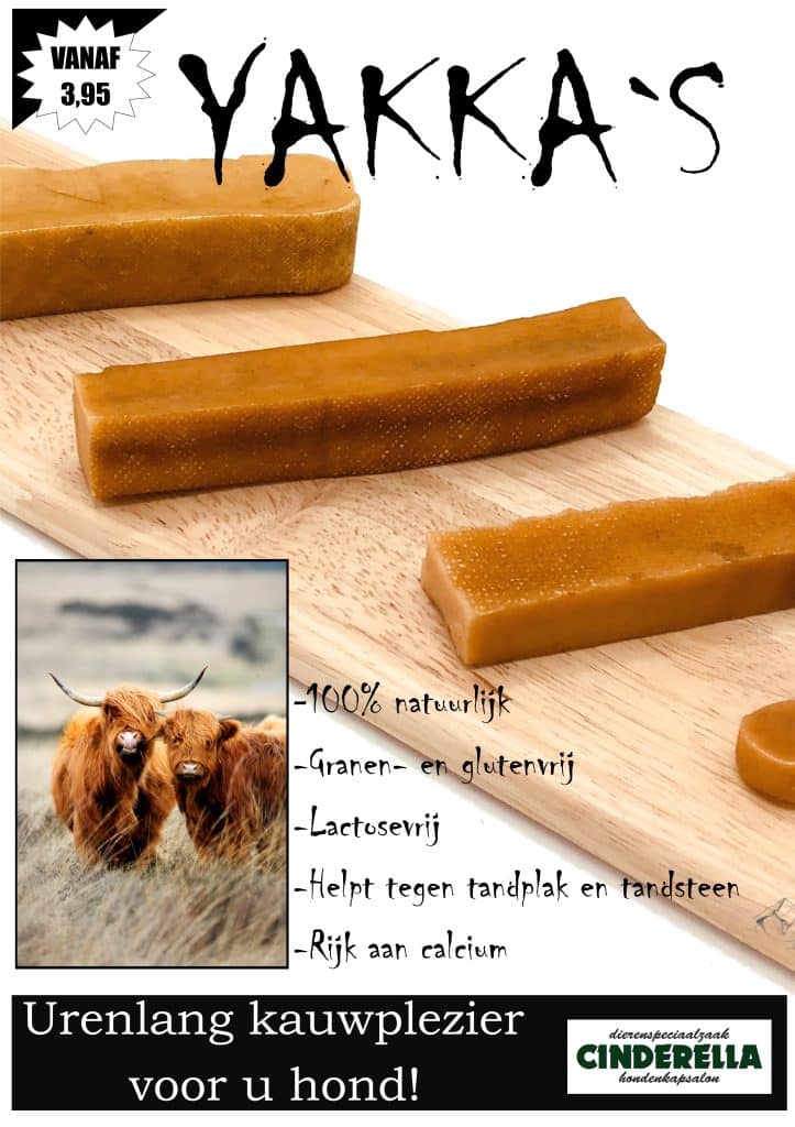 Yakkas kauwsnacks voor honden
