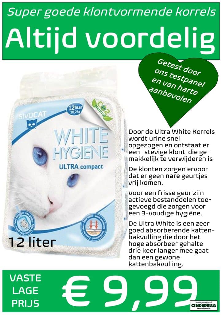 Ultra White kattenbakvulling